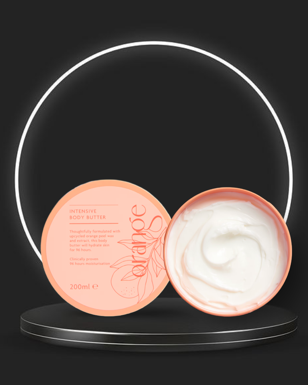 M&S Burst Bodycare Body Butter 200ml - Orange