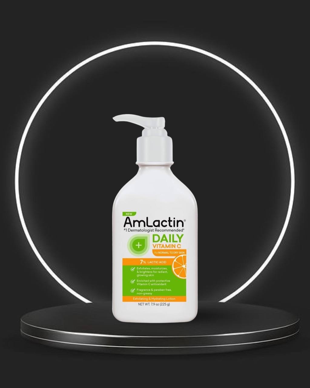 Amlactin Daily Vitamin C Lotion with 7% Lactic Acid 225g
