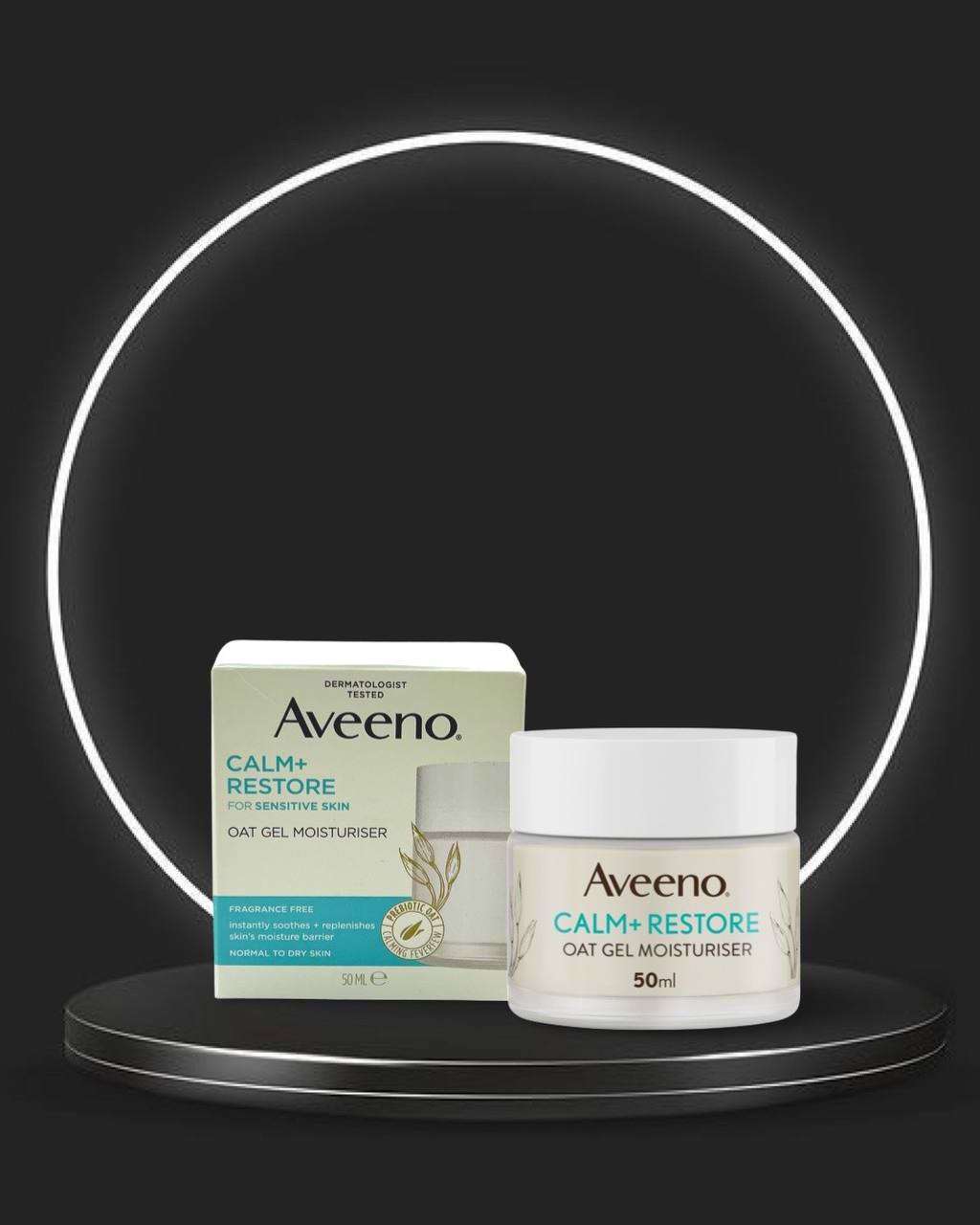 Aveeno Calm + Restore Oat Gel Moisturiser 50ml