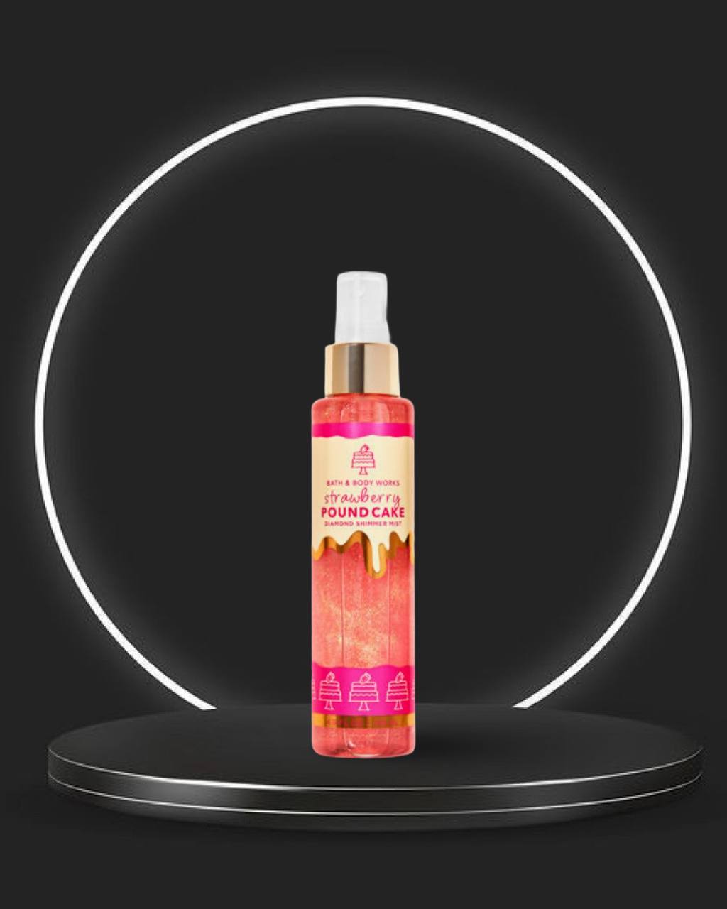 Bath & Body Works | Strawberry Pound Cake | Diamond Shimmer Mist 145ml