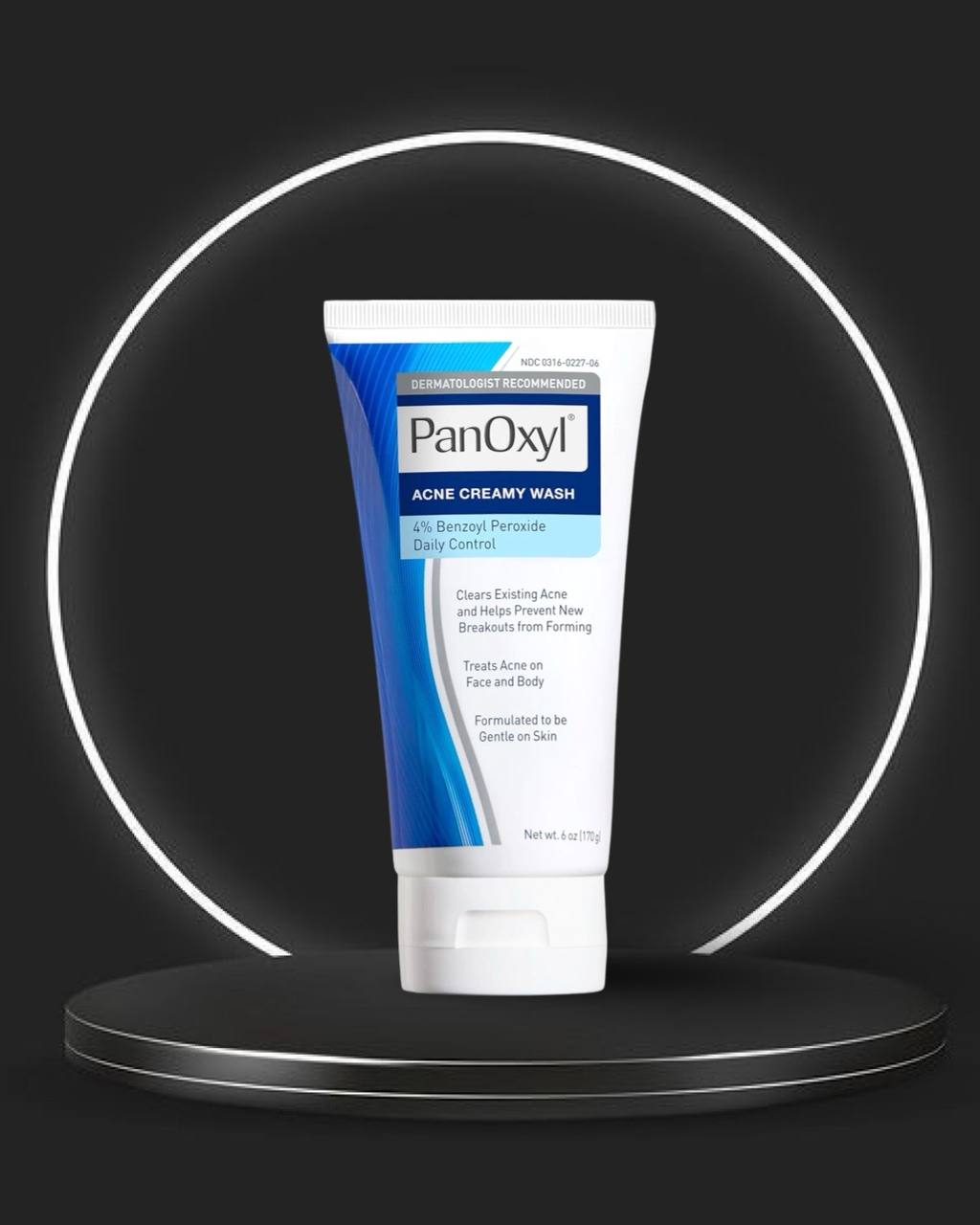 PanOxyl Acne Creamy Wash 4% Benzoyl Peroxide 156g
