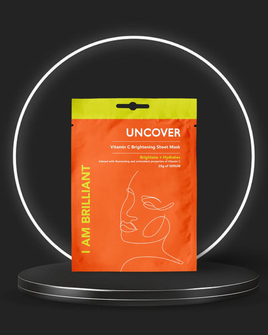 Uncover I Am Brilliant Vitamin C Brightening Sheet Mask