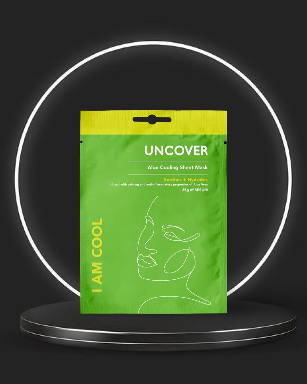 Uncover I Am Cool Aloe Vera Calming & Soothing Sheet Mask