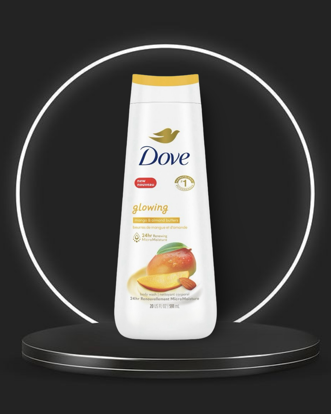Dove Glowing Body Wash with Mango and Almond Butters 591ml