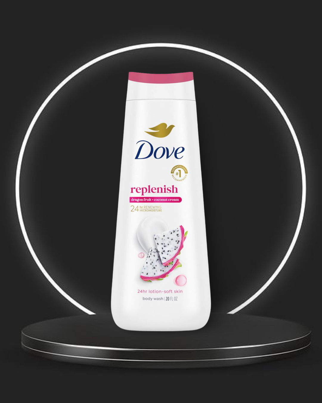 Dove Replenish Body Wash with Dragon Fruit and Coconut Cream 591ml