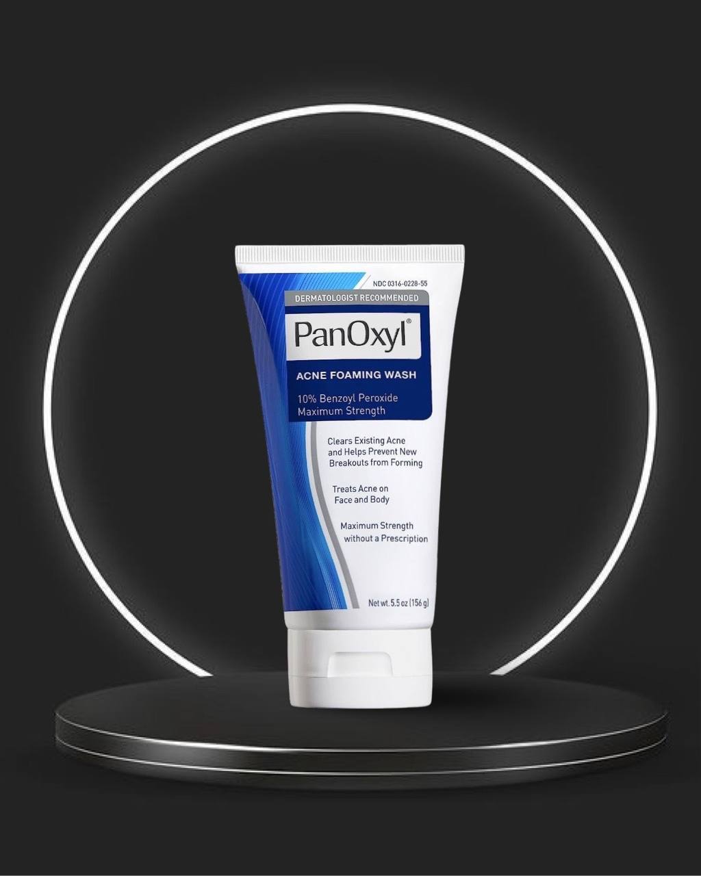 PanOxyl Acne Foaming Wash 10% Benzoyl Peroxide 156g