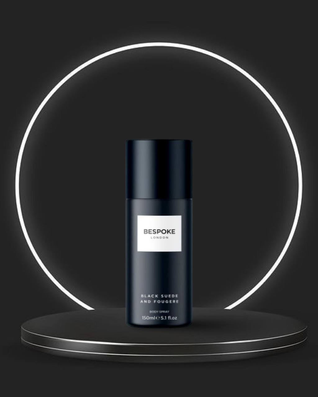 Bespoke London Body Spray 150ml - Black Suede &amp; Fougere