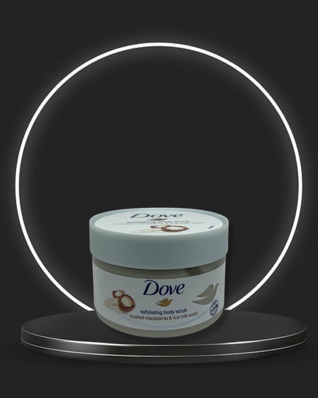 Dove Exfoliating Body Scrub - Macadamia &amp; Rice Milk Scent