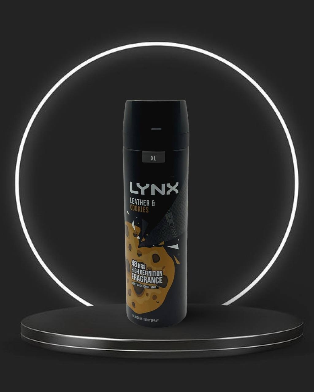 Lynx Deodorant Body Spray 200ml - Leather &amp; Cookies