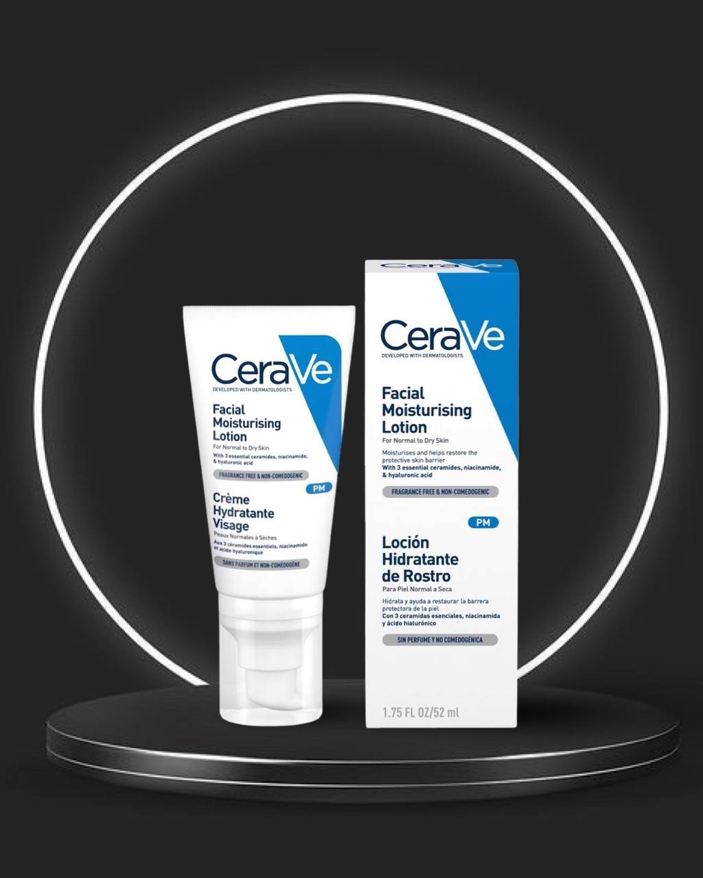 CeraVe PM Facial Moisturising Lotion 52ml