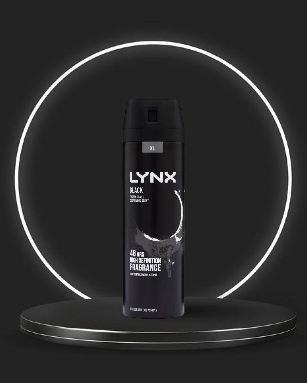 Lynx Deodorant Body Spray 200ml - Black