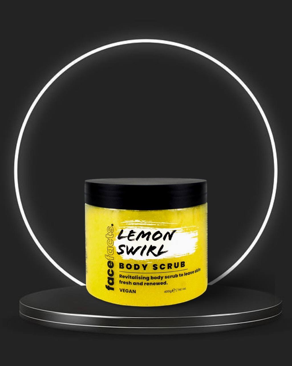 Face Facts Lemon Swirl Body Scrub 400g