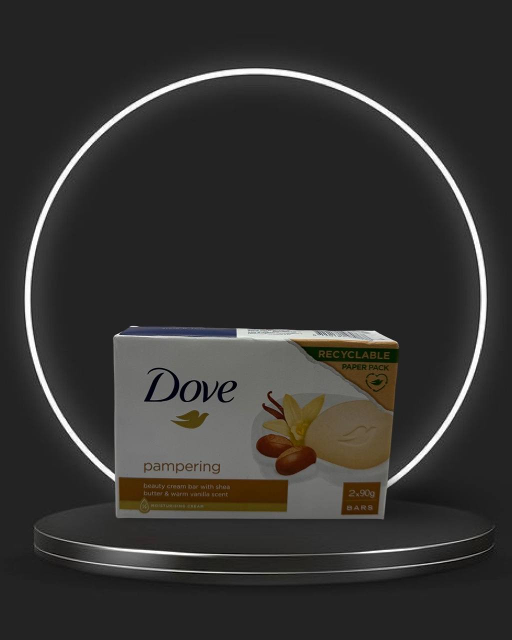 Dove Pampering Beauty Cream Bar Soap - 2x90g