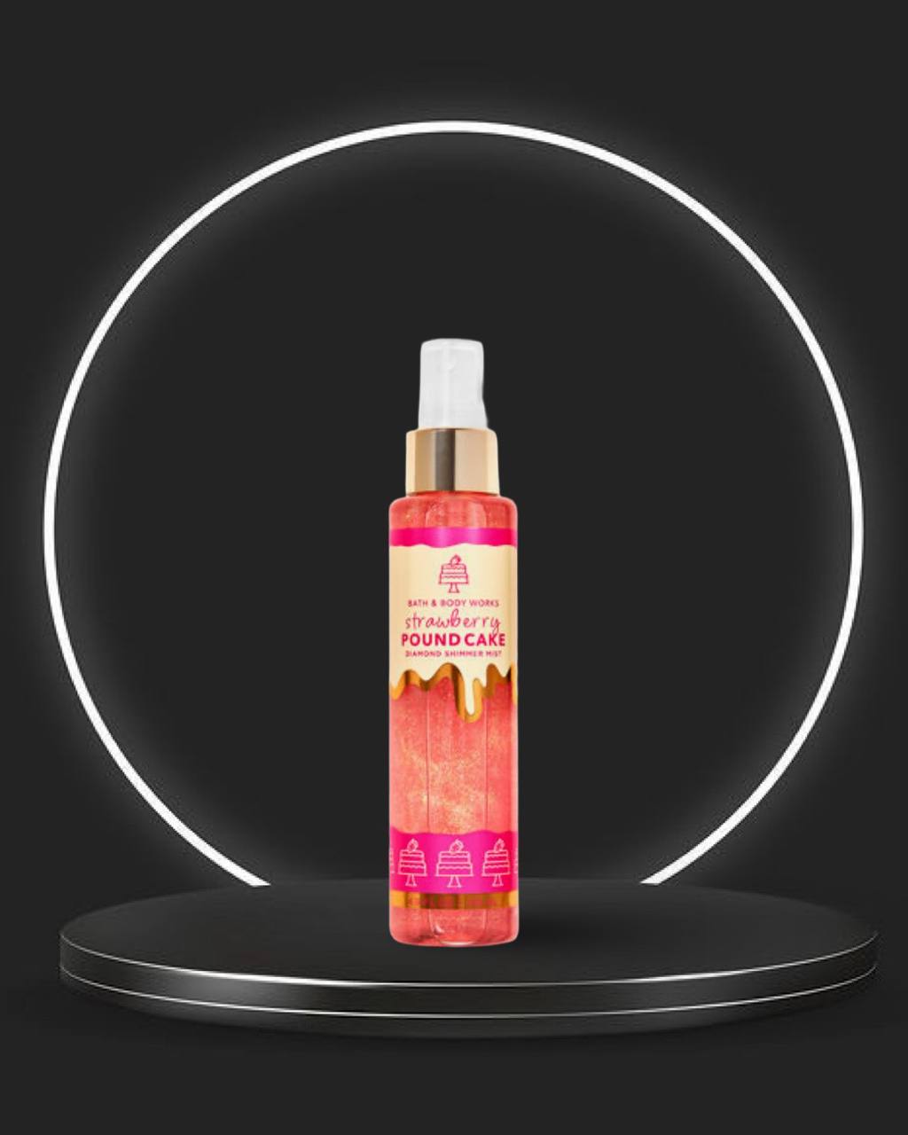 Bath &amp; Body Works | Strawberry Pound Cake | Diamond Shimmer Mist 145ml