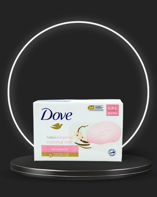 Dove Pampering Beauty Cream Bar Soap - 4x90g